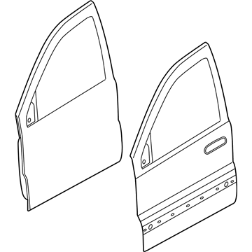 Mopar 68274939AD DOOR-FRONT