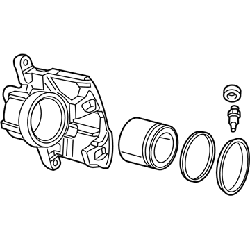 2019 Jeep Compass Brake Caliper - 68346906AB