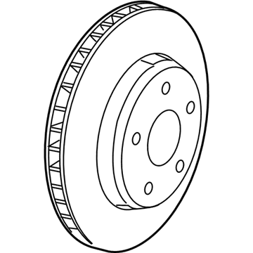 2020 Jeep Compass Brake Disc - 68249840AC