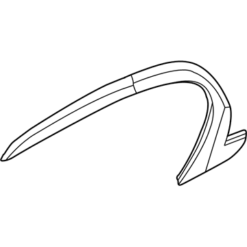 Mopar 4215953 WHEELHOUSE Front Fender Re