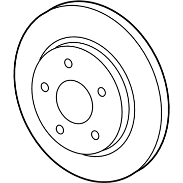 Chrysler Voyager Brake Disc - 68223507AB