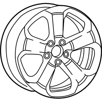 Jeep Compass Spare Wheel - 5VC25GSAAA