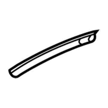 Mopar 4865567AD WEATHERSTRIP-Folding Top Side Rail