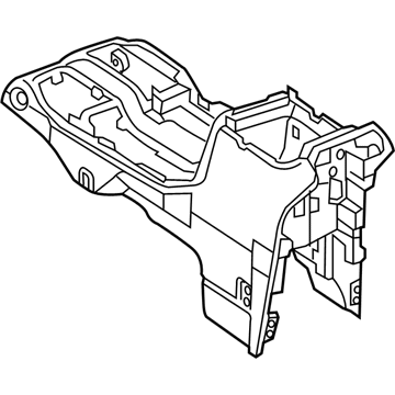 2023 Jeep Wrangler Center Console Base - 6KG08TX7AE