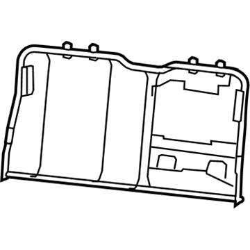 Mopar 68092040AA Frame-Rear Seat Back