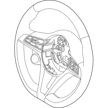 Dodge Hornet Steering Wheel - 7SX18LXHAA