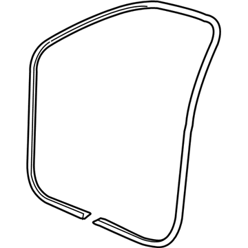 Mopar 55399256AE WEATHERSTRIP-Front Door Secondary