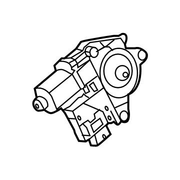 2022 Jeep Compass Window Motor - 68302550AC