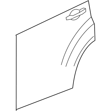 Mopar 5074960AB Door-Rear Door Outer