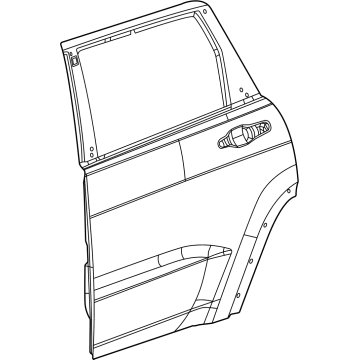 Mopar 68377096AH DOOR-REAR