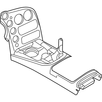 Mopar 1JX801D5AA Base-Floor Console