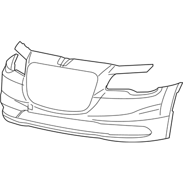 Mopar 5PN42TZZAE Front Bumper Cover