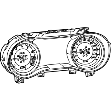 Mopar 68565471AB CLUSTER-INSTRUMENT PANEL