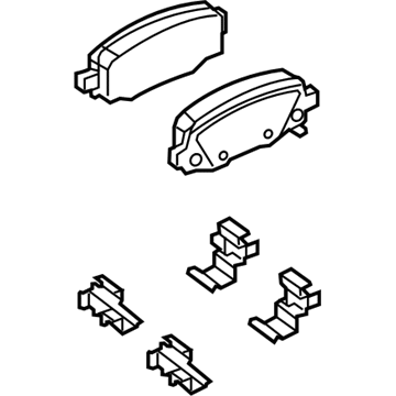 2022 Jeep Cherokee Brake Pad - 68273101AC