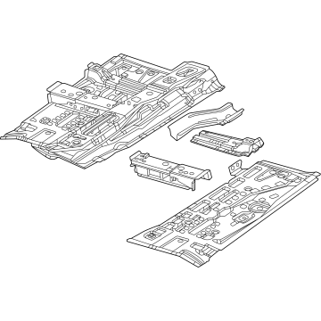 Mopar 68618667AA PAN-FRONT FLOOR