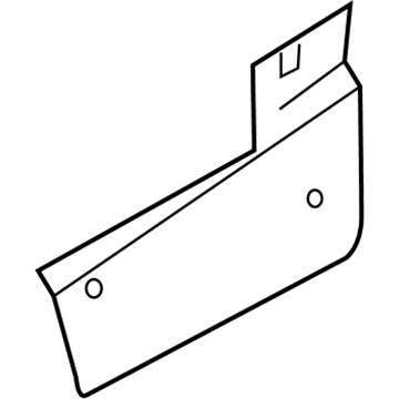 Mopar 5023785AB Bracket-Quarter Trim