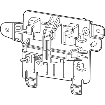 Mopar 4672845AA BRACKET-NIGHT VISION PROCESSING MOD