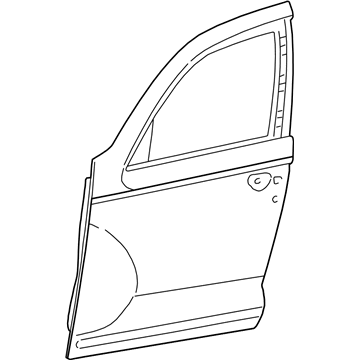 Mopar 5066966AC Door-Front