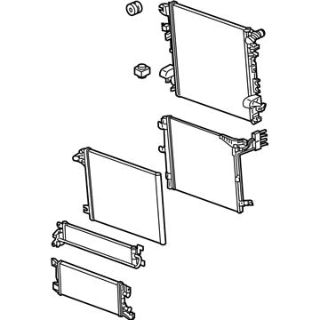 Jeep Radiator - 68282405AH