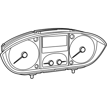 Ram ProMaster 2500 Instrument Cluster - 68472804AB