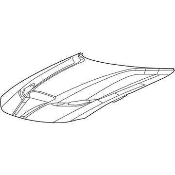 Mopar 68529909AA Hood