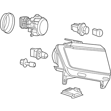 Mopar 55079381AK Headlamp