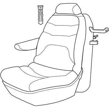 2006 Chrysler Town & Country Seat Cushion - 1AM911D5AB