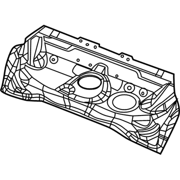 Mopar 68480897AC PAN-CENTER FLOOR