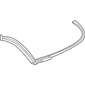 Mopar 5175434AA WEATHERSTRIP-Folding Top Rear Bow