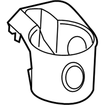 Mopar 5YL75LXHAA Pad-Cup Holder