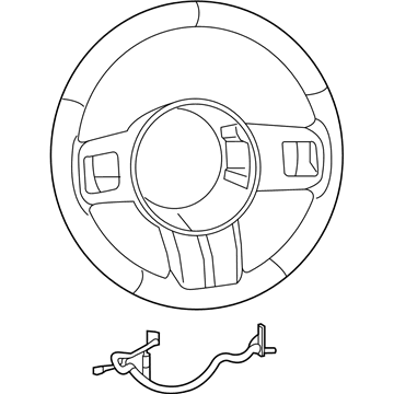 Chrysler Steering Wheel - 6VD98DX9AA