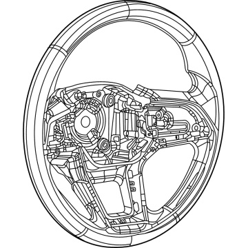 Jeep Grand Cherokee L Steering Wheel - 7HB31NR3AA