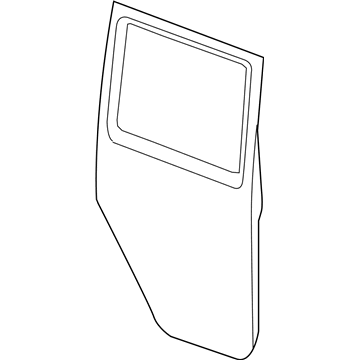 Mopar 68281908AO Door-Rear