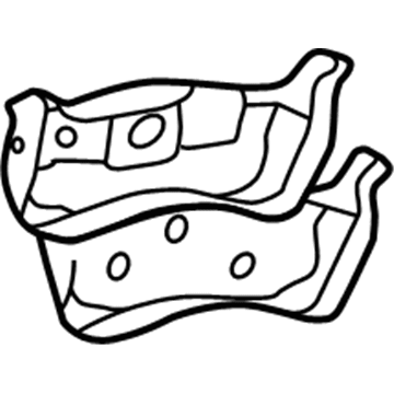 2003 Jeep Grand Cherokee Brake Pad - 5093183AB