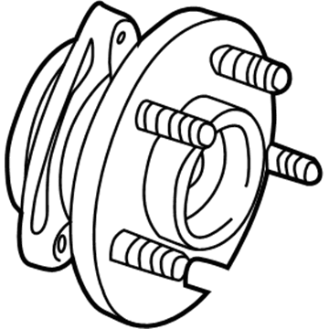 Mopar 52098679AD Brake Hub And Bearing