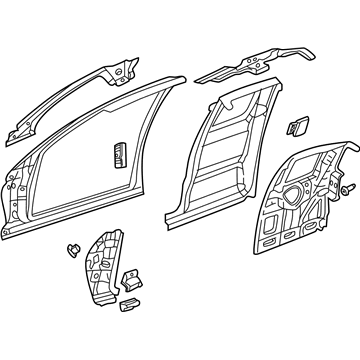 Mopar 4883909AJ Panel-Body Side Aperture