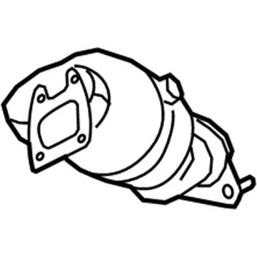 2022 Ram 1500 Classic Catalytic Converter - 68249198AA