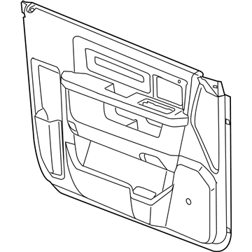 Mopar 5NN272X9AB Panel-Front Door Trim