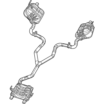 Jeep Grand Cherokee L Muffler - 68459141AF