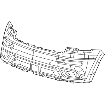 Mopar 68457065AA Front Upper Bumper Cover