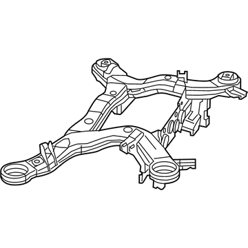 Mopar 68458196AH CRADLE-REAR SUSPENSION