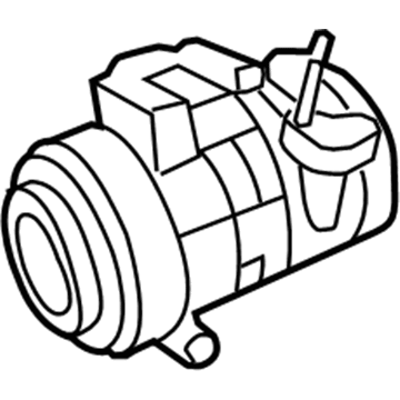 Jeep Wrangler A/C Compressor - 55111374AF