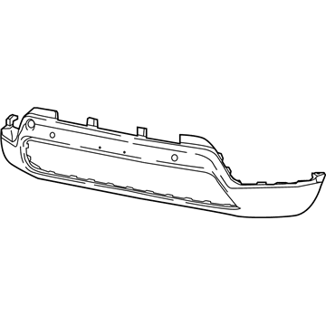 Mopar 68351544AA Front Lower Bumper Cover