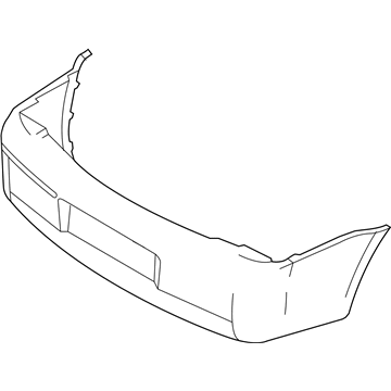 Mopar 4805779AD Rear Primered Bumper Cover