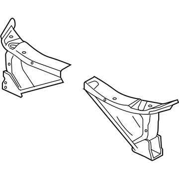 Mopar 55255046 Radiator Closure Panel Brace