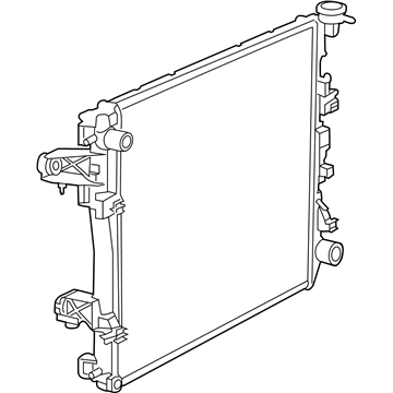 Mopar 68322493AA Engine Cooling Radiator