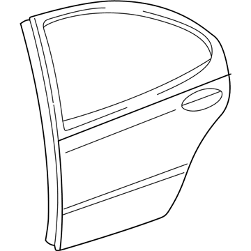 Mopar 5003237AJ Door-Rear