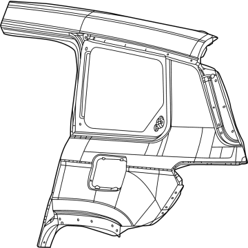 Mopar 68571848AB PANEL-BODY SIDE APERTURE OUTER