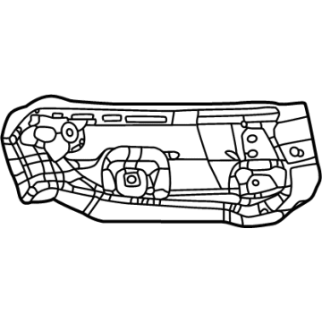 Mopar 68361012AB PANEL-TAILLAMP MOUNTING