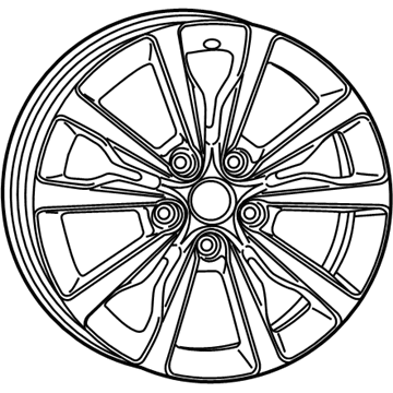 2022 Dodge Durango Spare Wheel - 1XC16GSAAD